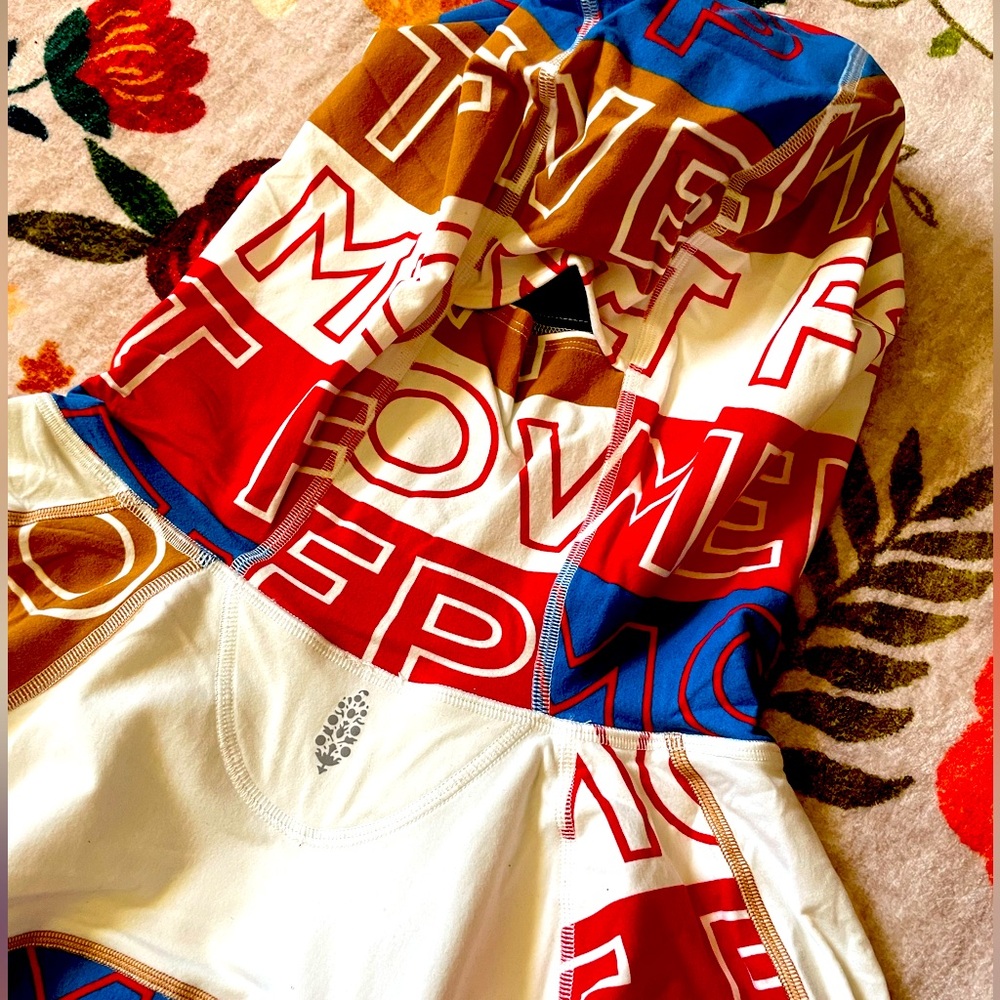 Free People Dawn to Dusk Printed Hoodie // NWT // FP Movement // Logo - Picture 10 of 11